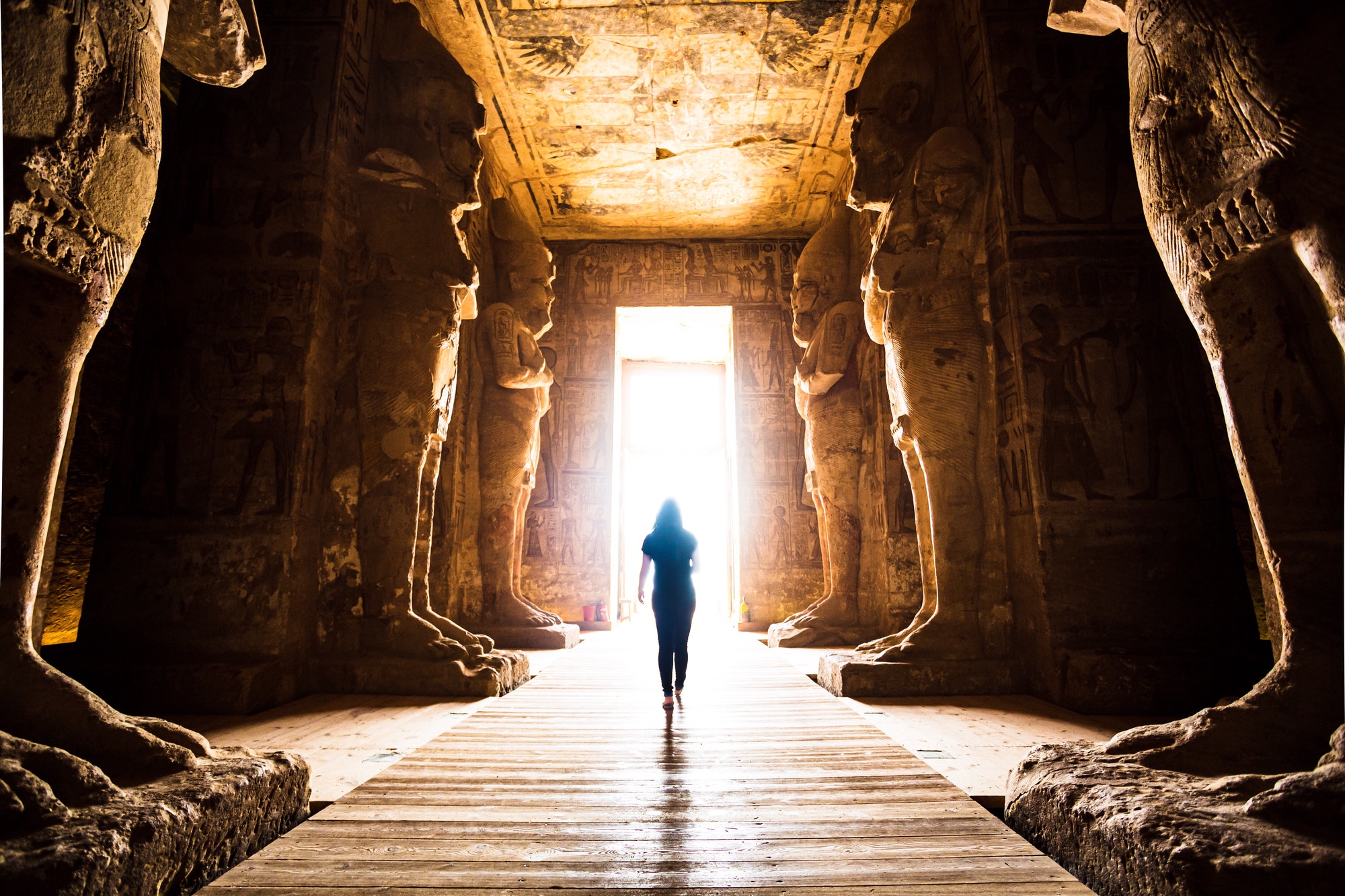 Towards the light in ancient Egypt